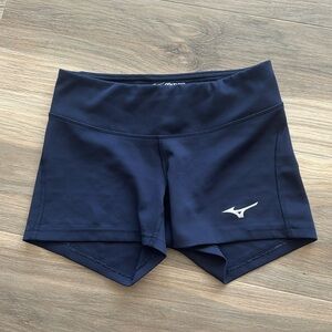 Navy blue mizuno spandex.
